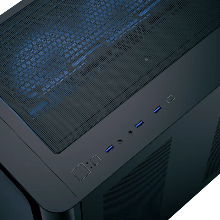 Aerocool P500C | Mid Tower ATX Case | 4x 120mm ARGB Fans | ARGB Control Hub - New - Image 2