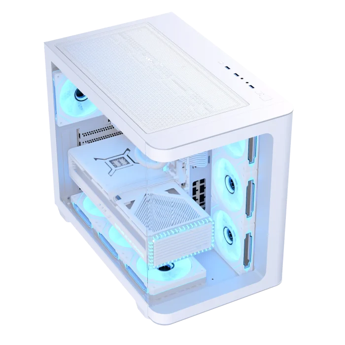 Aerocool P500C | Mid Tower ATX | 4x 120mm ARGB Fans | 360mm Radiator Support | 4-Port ARGB Hub - New - Image 5