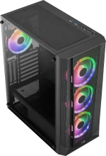 Aerocool Prism ARGB | Mid-Tower ATX | 4x 120mm ARGB Fans | 360mm Radiator Support - New - Image 3