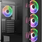 Aerocool Prism ARGB | Mid-Tower ATX | 4x 120mm ARGB Fans | 360mm Radiator Support - New