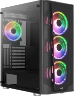 Aerocool Prism ARGB | Mid-Tower ATX | 4x 120mm ARGB Fans | 360mm Radiator Support - New