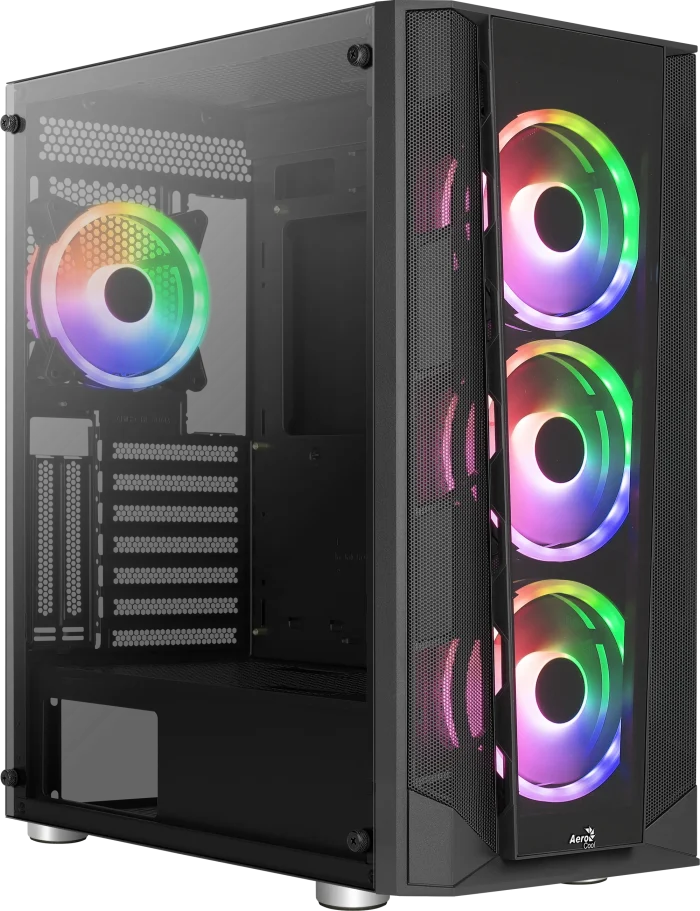 Aerocool Prism ARGB | Mid-Tower ATX | 4x 120mm ARGB Fans | 360mm Radiator Support - New - Image 4