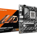 GIGABYTE B850M D3HP | AMD B850 Chipset | AM5 Socket | DDR5 Support | Dual M.2 NVMe - New