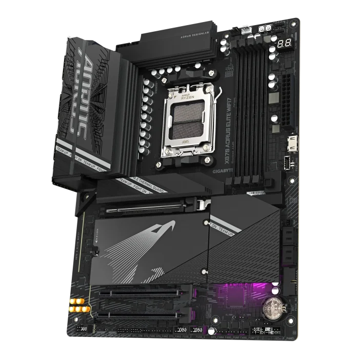 GIGABYTE Aorus Elite WiFi7 X870 | AMD AM5 Socket | 4x DDR5 | 4x M.2 | ATX - New - Image 4