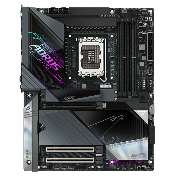 GIGABYTE Z890 AORUS Master | Intel Z890 Chipset | LGA 1851 Socket | 4x DDR5 | 5x M.2 - New - Image 2