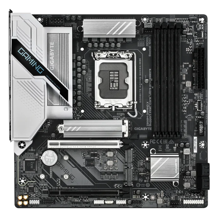 GIGABYTE Z890M Gaming X | Intel Z890 Chipset | LGA 1851 Socket | DDR5 Support | mATX Form Factor - New - Image 2