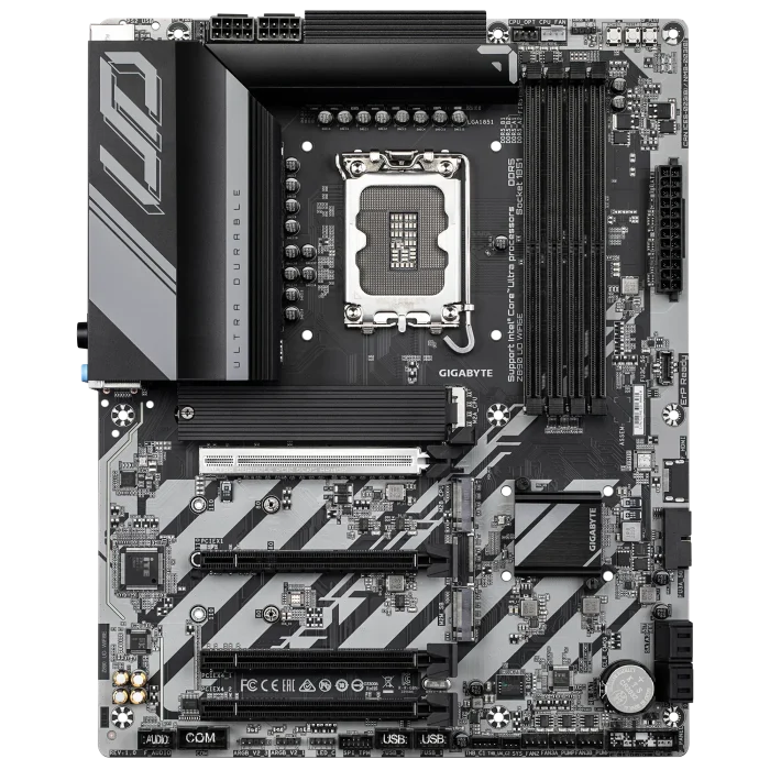 GIGABYTE Z890 UD WIFI6E | LGA 1851 Socket | 4x DDR5 Memory | 3x M.2 NVMe | USB4 Type-C - New - Image 2