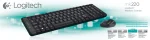 Logitech MK220 | Wireless Keyboard & Mouse Combo | Mini QWERTY | USB RF Receiver - New - Image 2