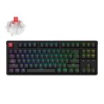 Keychron C3 Pro 8K QMK RGB Wired Mechanical Keyboard (80% Layout, Red Super Switch Hot-Swappable)