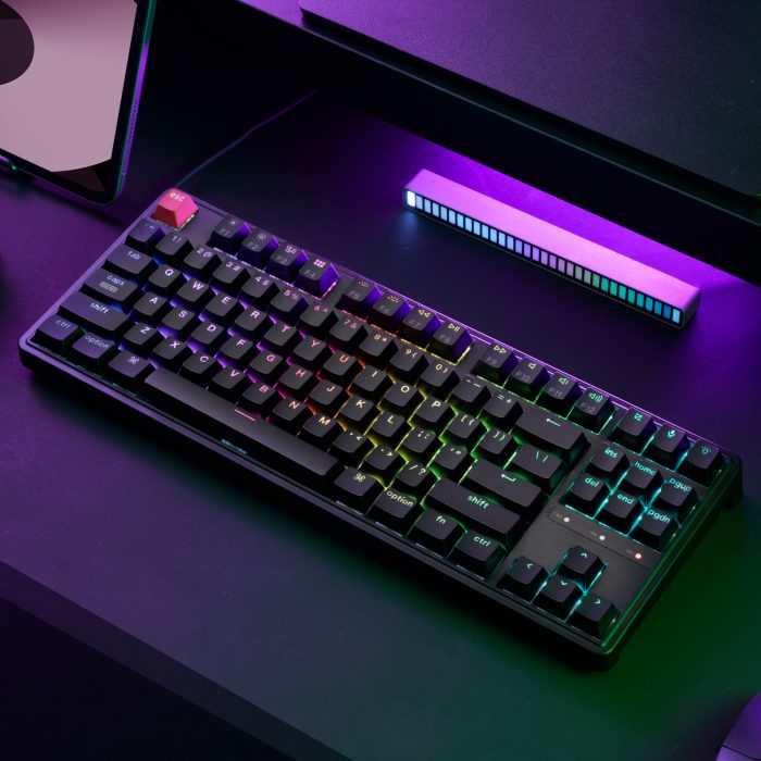 Keychron C3 Pro 8K QMK RGB Wired Mechanical Keyboard (80% Layout, Red Super Switch Hot-Swappable) - Image 5