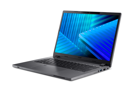 Acer TravelMate TMP214-75-G3-TCO-534N 14″ WUXGA IPS SlimBezel Intel Core Ultra 5 processor 125H 16 GB DDR5 Memory 512GB PCIe NVMe SSD SD card reader WIFI6E+BT 2×2 AX+BT 6E FHD IR camera FPR BackLit KB 53Wh Li-ion battery 65W TypeC adapter Windows 11 PRO 3 YRS OSW