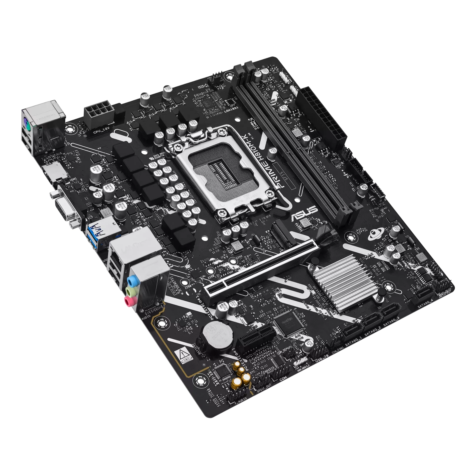 asus-prime-h810m-k-maticna-ploca-6a021c7602157 ASUS H810M K-A | Intel H810 Chipset | LGA1851 Socket | DDR5 | Micro ATX - New - Image 1