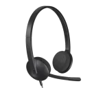 Logitech H340 USB Stereo Headset | Noise-Cancelling Mic | USB Plug & Play | Lightweight Design - New