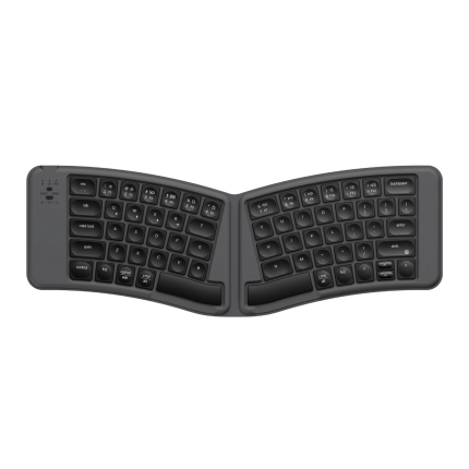Keychron B11 Pro Ultra-Slim Wireless Foldable Keyboard Alice Layout – Space Gray