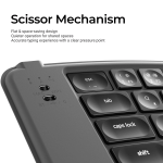 Keychron B11 Pro Ultra-Slim Wireless Foldable Keyboard Alice Layout - Space Gray - Image 2