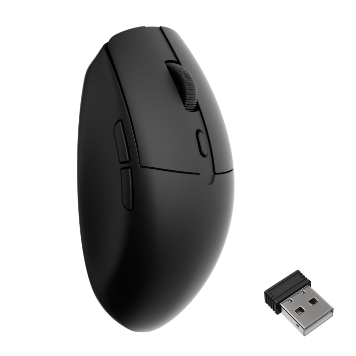 Keychron BM22-A9 1K Huano Micro Switch Wireless Mouse (BT/2.4GHz/Wired) - Black - Image 2