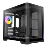 Antec C5 CURVED ARGB ATX | Micro-ATX | ITX ARGB Dual Chamber Mid-Tower Gaming Chassis – Black