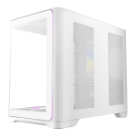 Antec C5 CURVED ARGB ATX | Micro-ATX | ITX ARGB Dual Chamber Mid-Tower Gaming Chassis - White - Image 3
