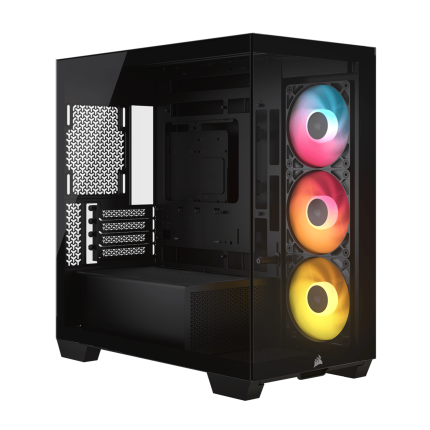 Corsair 2800X RS-R ARGB Micro-ATX PC Case – Black