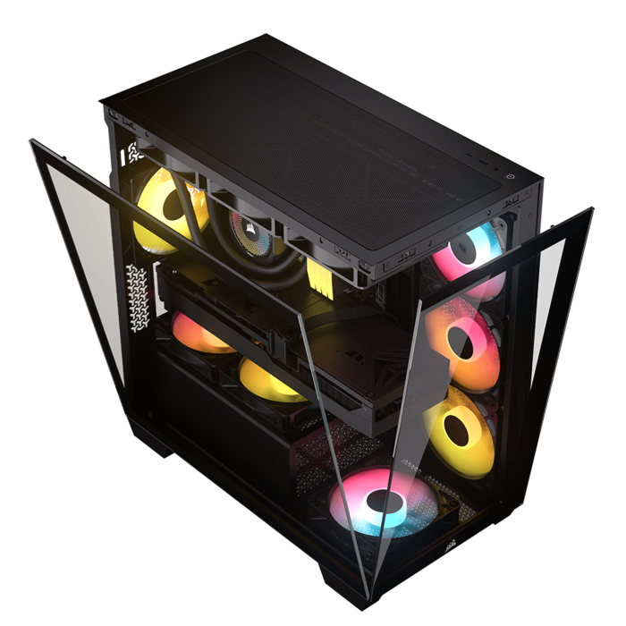 Corsair 2800X RS-R ARGB Micro-ATX PC Case - Black - Image 4