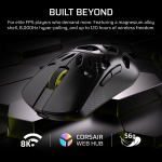 Corsair SABRE v2 PRO WIRELESS MAGNESIUM ALLOY 33000 DPI Gaming Mouse – Black - Image 4