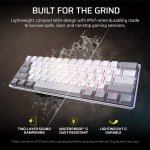 Corsair CLIPPER PRO MINI 60 Hall Effect Gaming Keyboard – White - Image 6