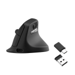 Keychron M5-A29 1K Wireless Mouse (BT/2.4GHz/Wired) - Black - Image 3