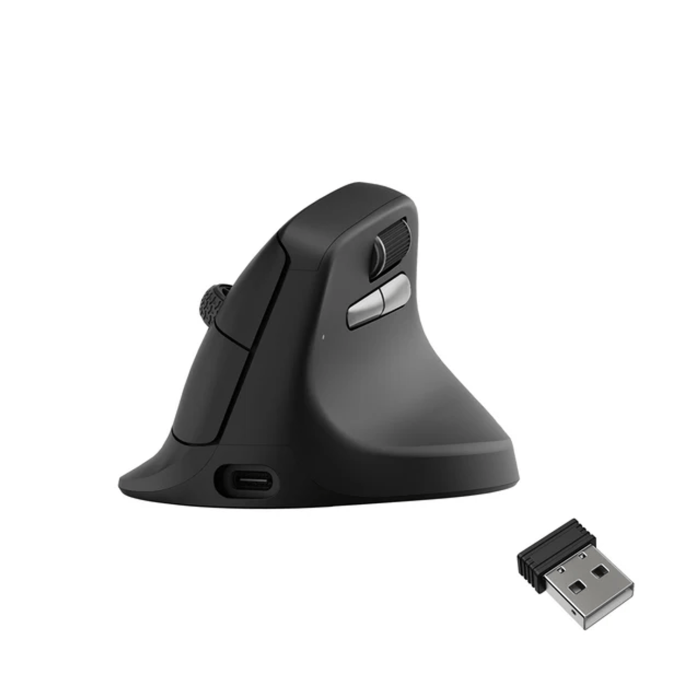 Keychron M5-A29 1K Wireless Mouse (BT/2.4GHz/Wired) - Black - Image 5