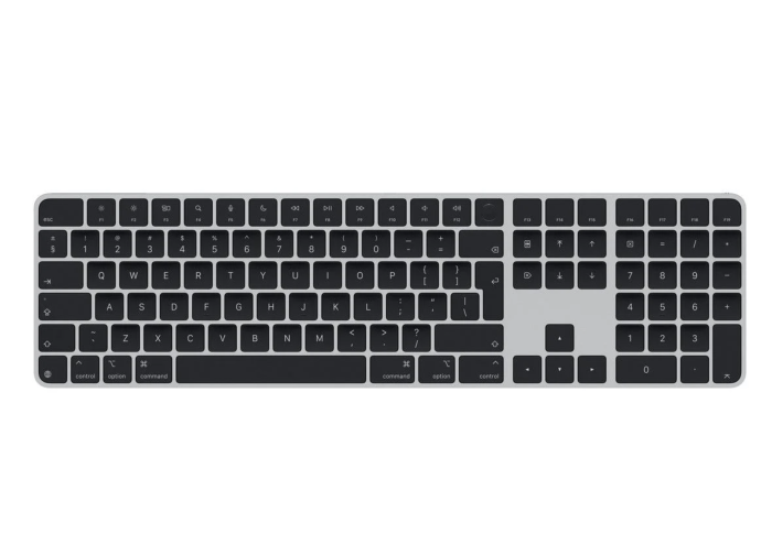 Apple Magic Keyboard with Touch ID and Numeric Keypad for Mac models with Apple silicon | USB–C | International English | Black - New - Image 2