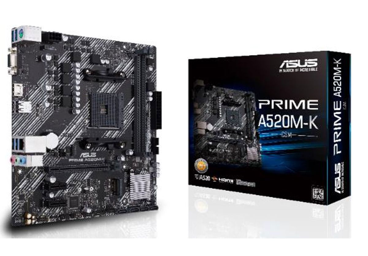 hp-v6-3200mhz-ddr4asus-prime-A520-k-amd-ryzen-ddr4-micro-atx-motherboard-1000px-v1-0001 ASUS A520M-K | AMD Ryzen AM4 Socket | A520 Chipset | Micro ATX Motherboard - New - Image 1