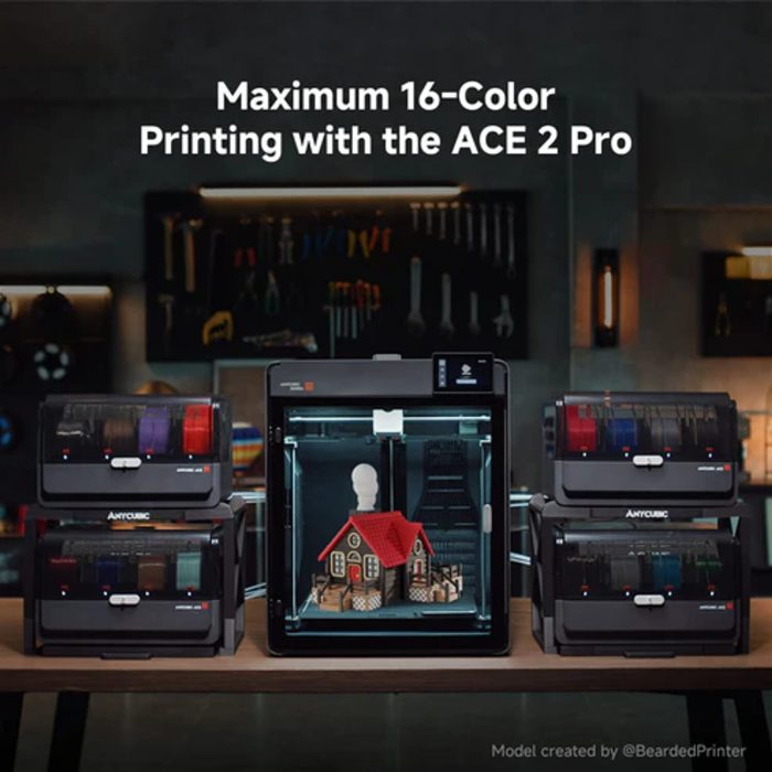 Anycubic Kobra S1 Max | 350×350×350mm Build Volume | 600mm/s CoreXY | 13 Filament Types | AI Monitoring - New - Image 3
