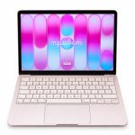 Apple MacBook Neo 13-inch Blush – open front view