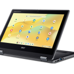 Acer Chromebook Spin 511 11.6″ HD IPS touch Celeron N150 4 GB LPDDR5  eMMC 32GB Micro SD card reader WIFI6E+BT HD USB Camera 5MAF MIPI 53Wh Li-ion battery 65W Google Chrome OS 3 Years Carry in (R757T-TCO-C70Y)